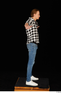  Stanley Johnson casual dressed jeans shirt sneakers standing t poses whole body 0007.jpg
